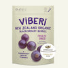 ViBERi Freeze-Dried Organic Blackcurrants 120 g | 100% NZ-Grown Superfruit Berries, Natural Vitamin C & Anthocyanins, Vegan  Non