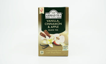 Ahmad Tea Vanilla, Cinnamon, Apple 20 Count (Pack of 6)