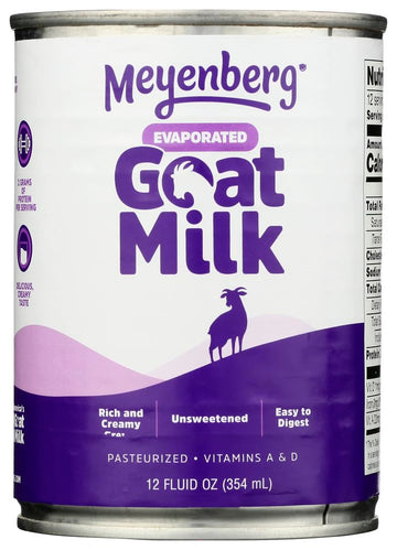 Meyenberg Evaporated Goat Milk (3 Pack) 12 oz Cans by Meyenberg