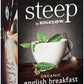 Steep By Bigelow Organic English Breakfast Tea, 20 Count Box