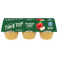 Tree Top No Sugar Added Organic Apple Sauce, 6 Count (Pack of 1)