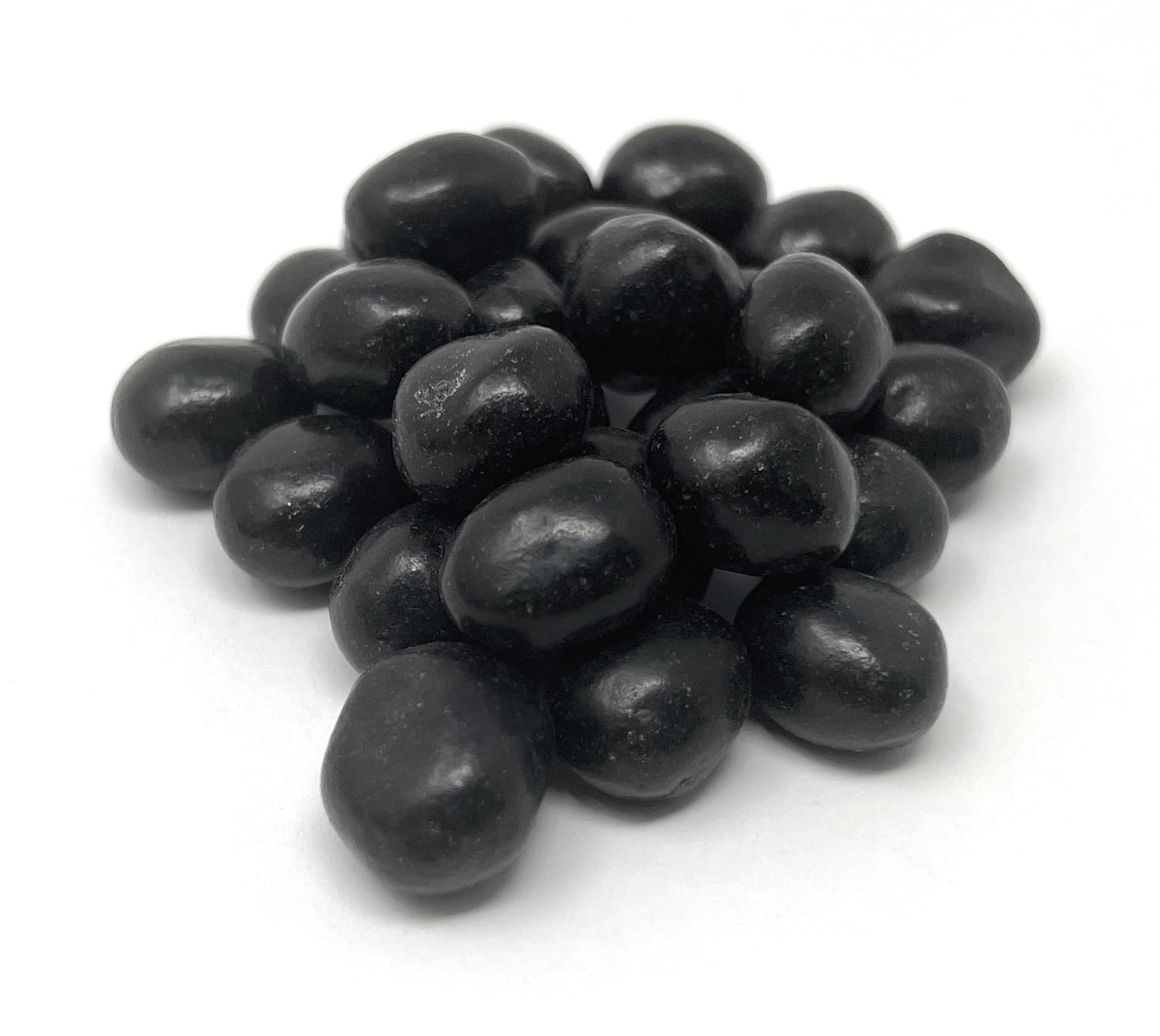 YANKEETRADERS Black Licorice Jelly Beans, Soft and Chewy, 4 Pound Bulk Bag