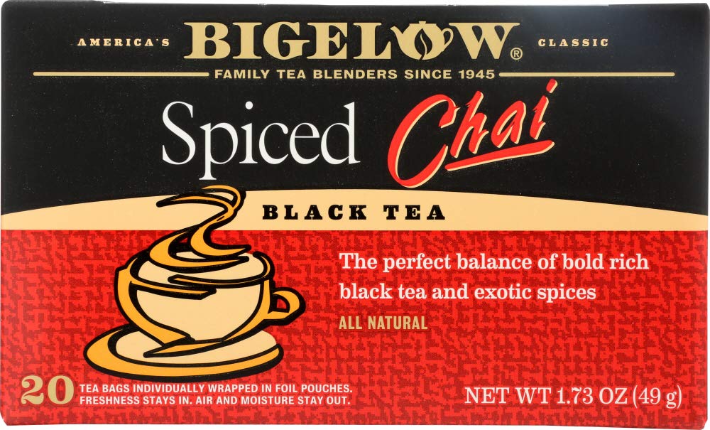 Bigelow, Tea Chai Spiced, 20 Bg, (Pack Of 6)