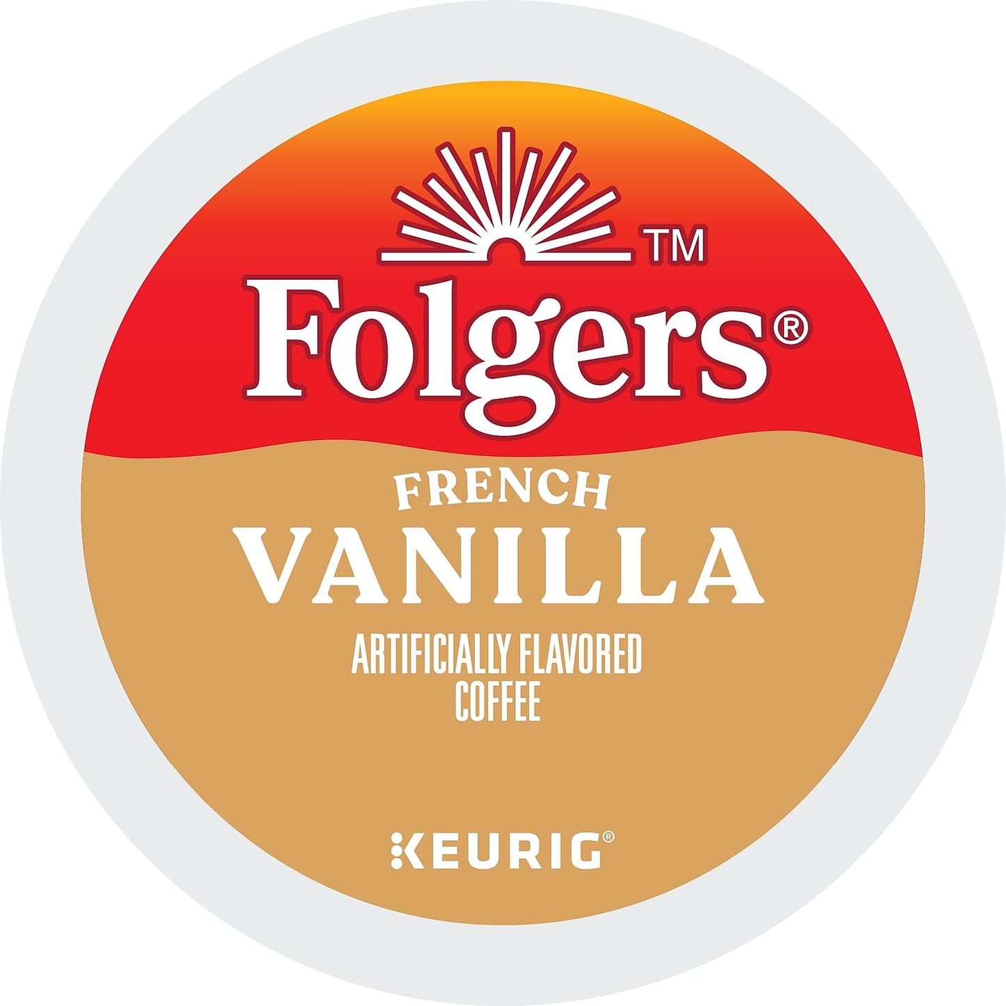 Folgers Gourmet S s Single Cup Coffee for Keurig, Vanilla Biscotti, 24 Count, Model 61-22514