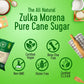 Zulka Morena Pure Cane Sugar - 4 LB (Pack of 1)