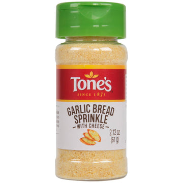 Tone's Garlic Bread Sprinkle with Cheese, 2.12 Ounce