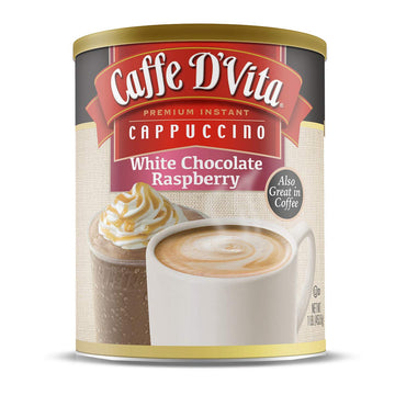 Caffe DVita White Chocolate Raspberry Cappuccino (16 oz)