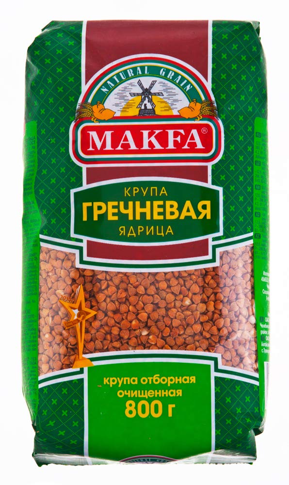 Makfa Buckwheat Organic Groats 28.2 Ounce / 800 Gr - Kasha / Porridge. Made In Russia