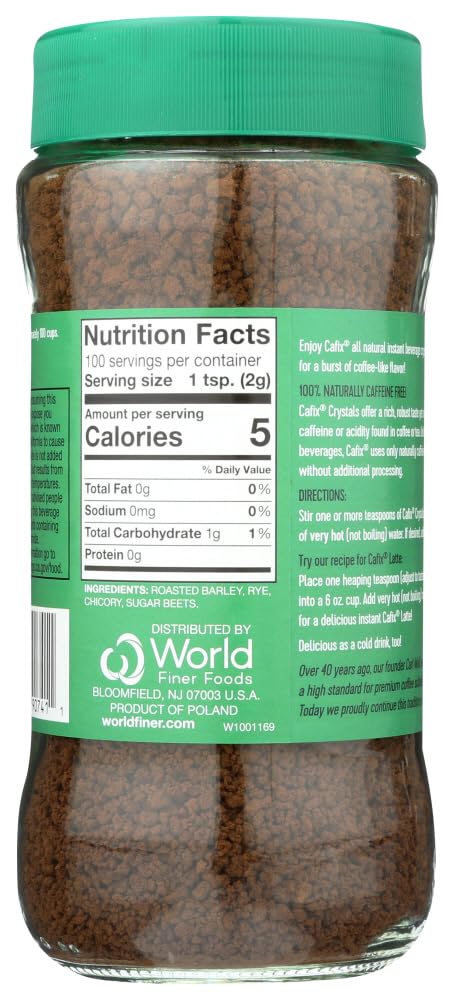 Cafix All Natural Instant Beverage Pack of 2 - 7.05 oz Each
