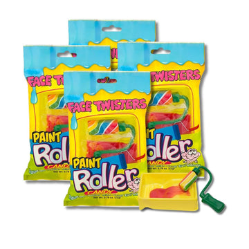 Face Twisters Paint Roller Candy - Gift Pack of 4, 0.78 oz. Bags By Lyzas Sweets & Treats