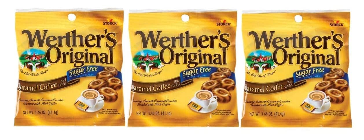 Werther'S Original Caramel Coffee Hard Candies (Sugar Free, 1.46 Oz 3 Pack)