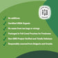FGO Organic Nettle Leaf Loose Tea, 4oz Resealable Kraft Bag, Pack of 1