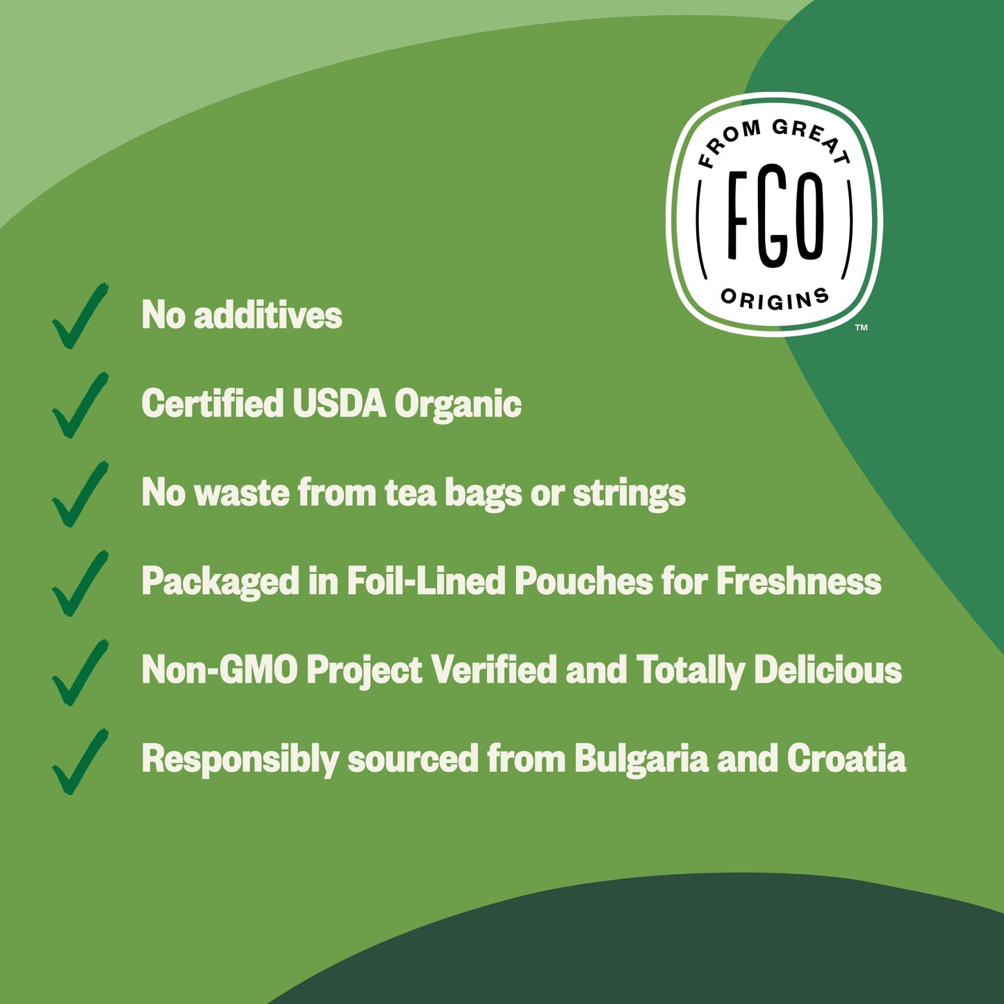 FGO Organic Nettle Leaf Loose Tea, 4oz Resealable Kraft Bag, Pack of 1