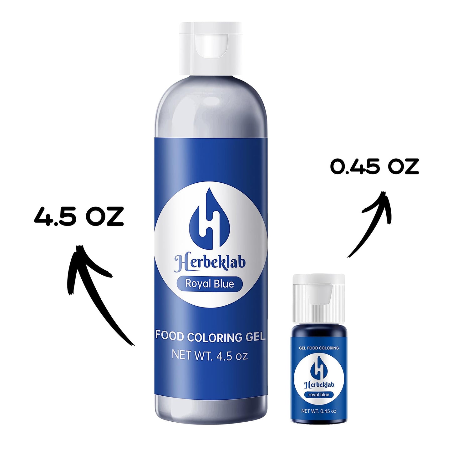 Royal Blue Gel Food Coloring 4.5 Oz Professional Grade Royal Blue Food Dye Concentrated Gel Food Coloring For Icing Baking Cake