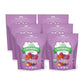 Lovely Candy Co. Organic Lollipops, Individually Wrapped, 7Oz (6-Pack) | Vegan, Gluten-Free, Non-Gmo, No Artificial Colors Or Flavors | Mango, Strawberry, Grape & Pomegranate