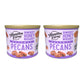 Hampton Farms - Usa Grown Gourmet Nuts - Honey Roasted Pecans - 10 Oz. Canisters - 2 Pack