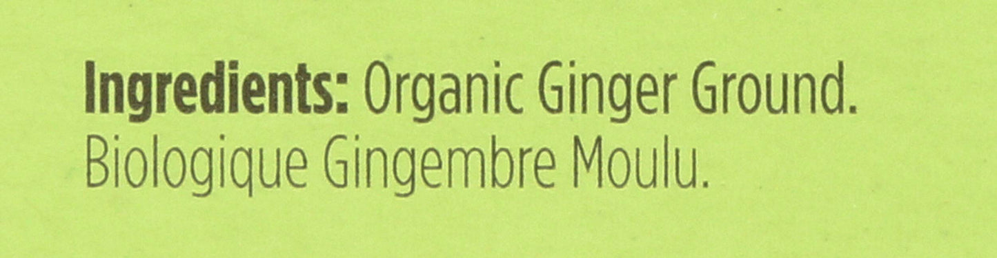 Spicely Organic Ginger Powder 0.40 Ounce ecoBox Certified Gluten Free