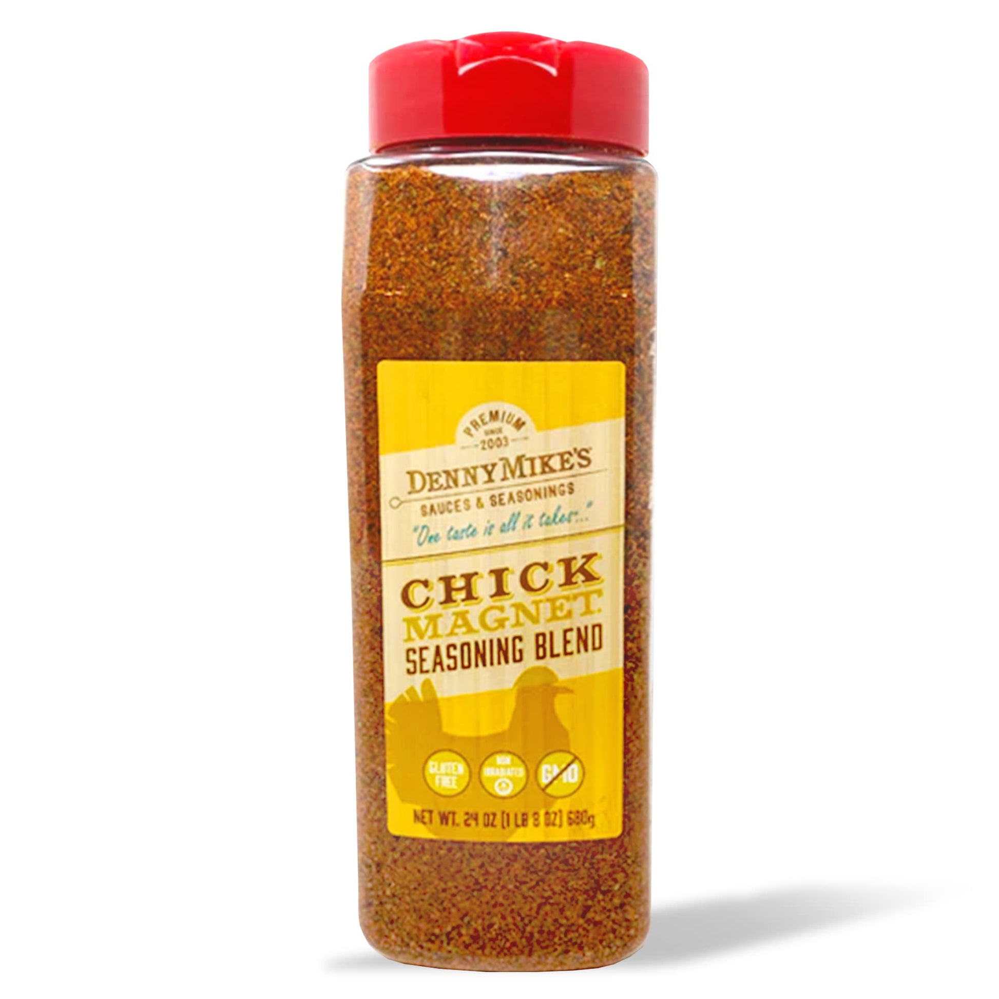 DennyMikes Chick Magnet Rotisserie Chicken Seasoning Rub, Gluten-Free, Low Sodium, 24 Ounce