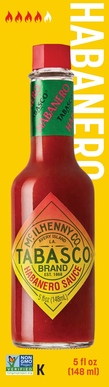 Tabasco Brand Habanero Pepper Sauce, 5 Oz (Pack Of 12)