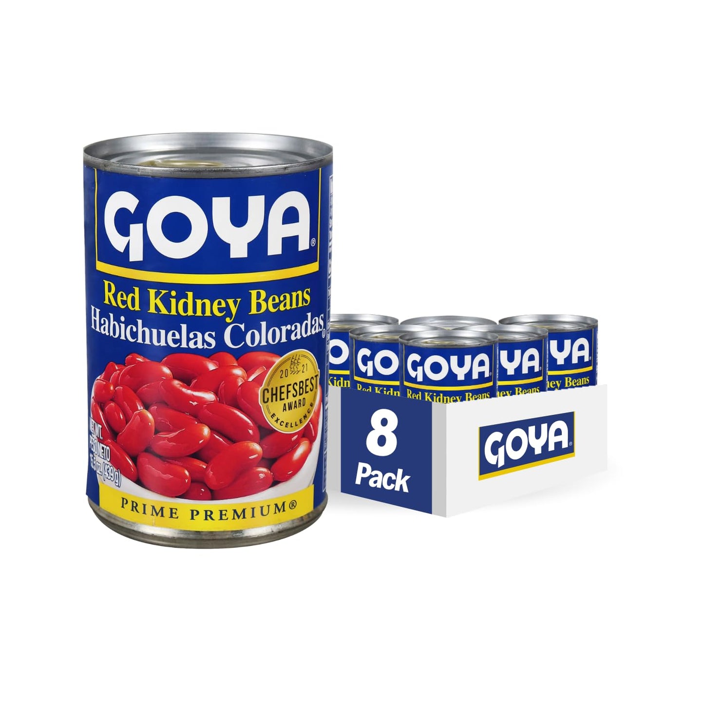 Goya Foods Red Kidney Beans, 15.5 Ounce (Pack Of 8)