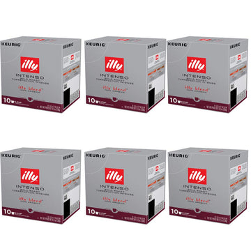 Illy K-Cup Inteso Bold Roast - 60 Count | Premium Coffee Pods For Rich And Bold Flavor