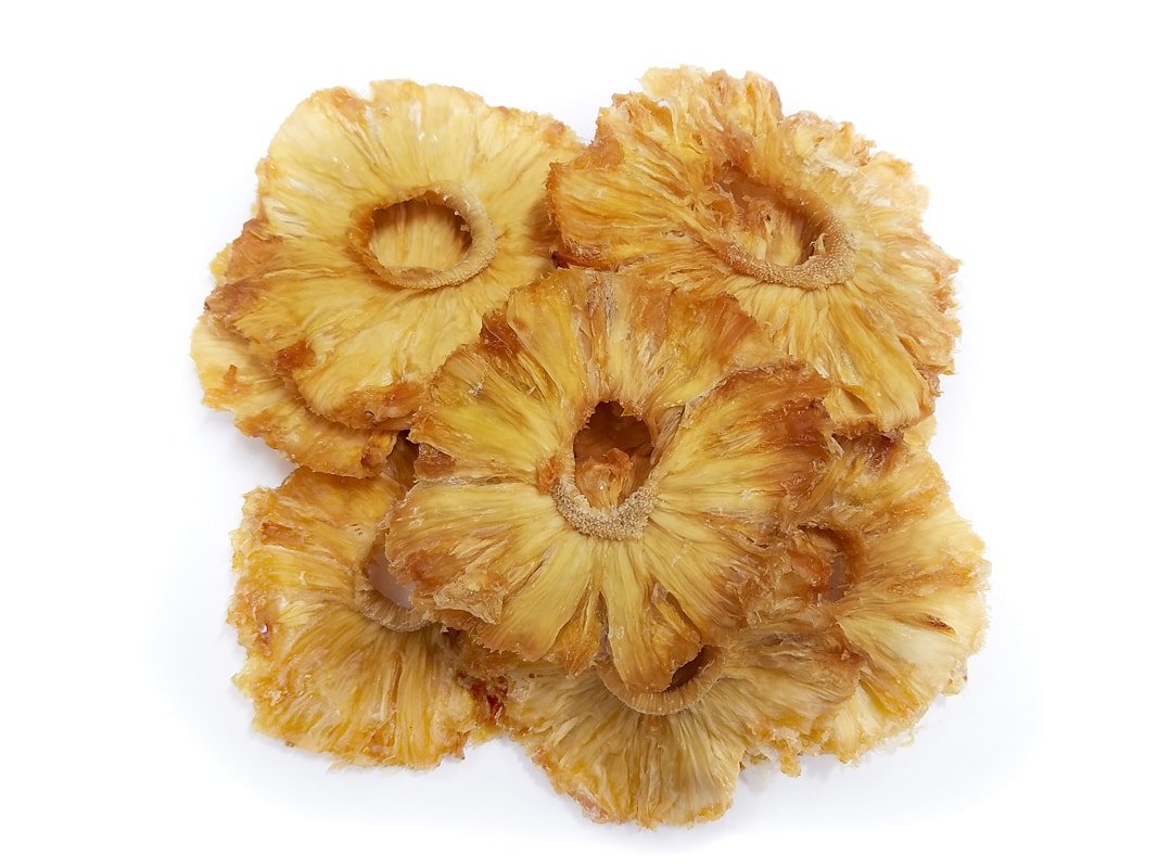 Food to Live Organic Dried Pineapple Rings, 1 Pound Non-GMO, Flavorful Chewy Fruit Snack, Vegan, Unsulfured, No Sugar Added, Bul
