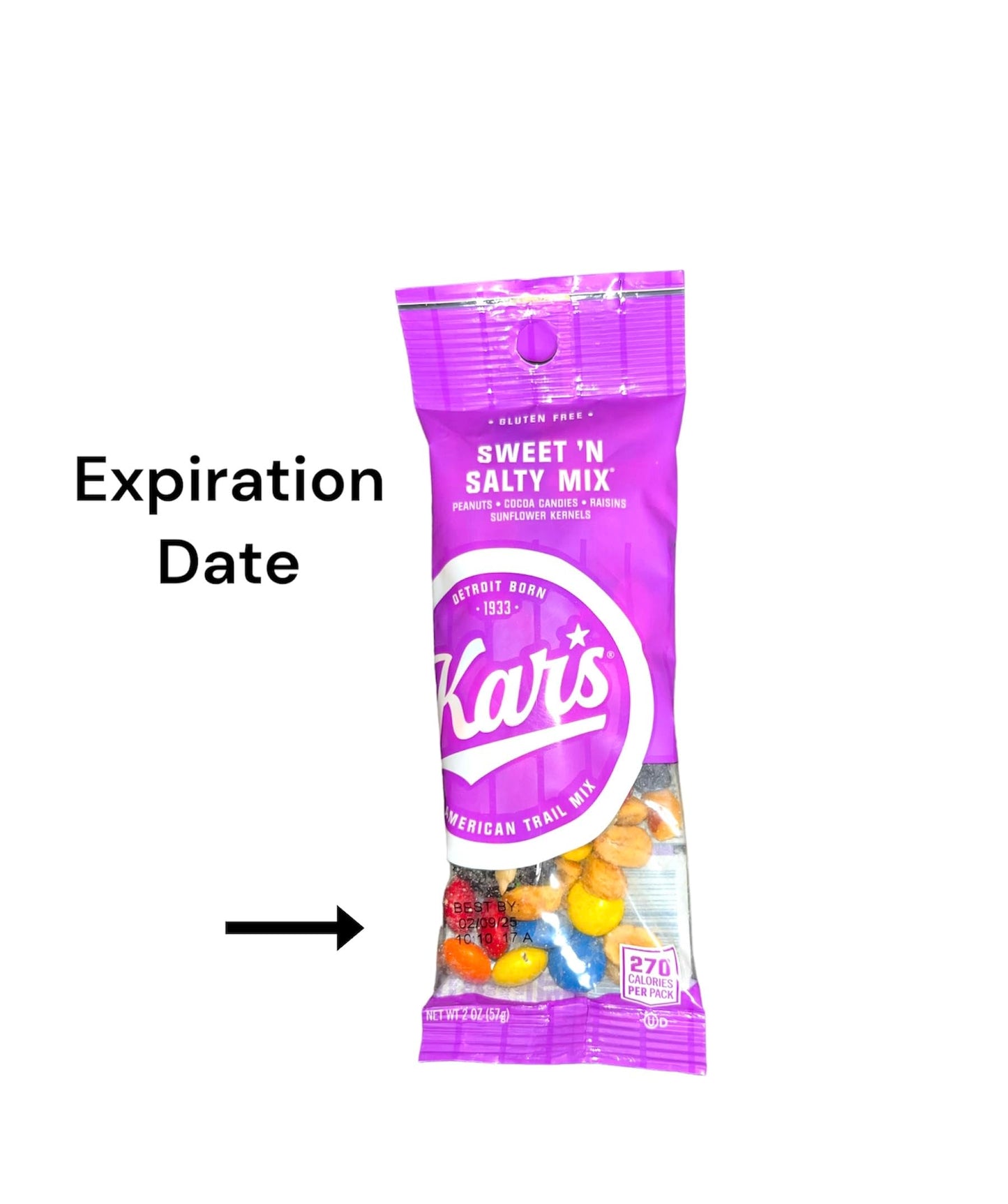 Kar's Trail Mix Sweet 'N Salty 2oz Pouches (10 Count) - Snack Pack by QT LIMITED, Perfect for On-the-Go Energy and Flavor