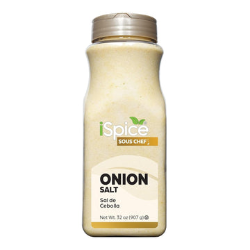 iSpice Blend | Onion Salt | 32 oz | Bulk Size | Rich Aroma | Kosher (Onion Salt)