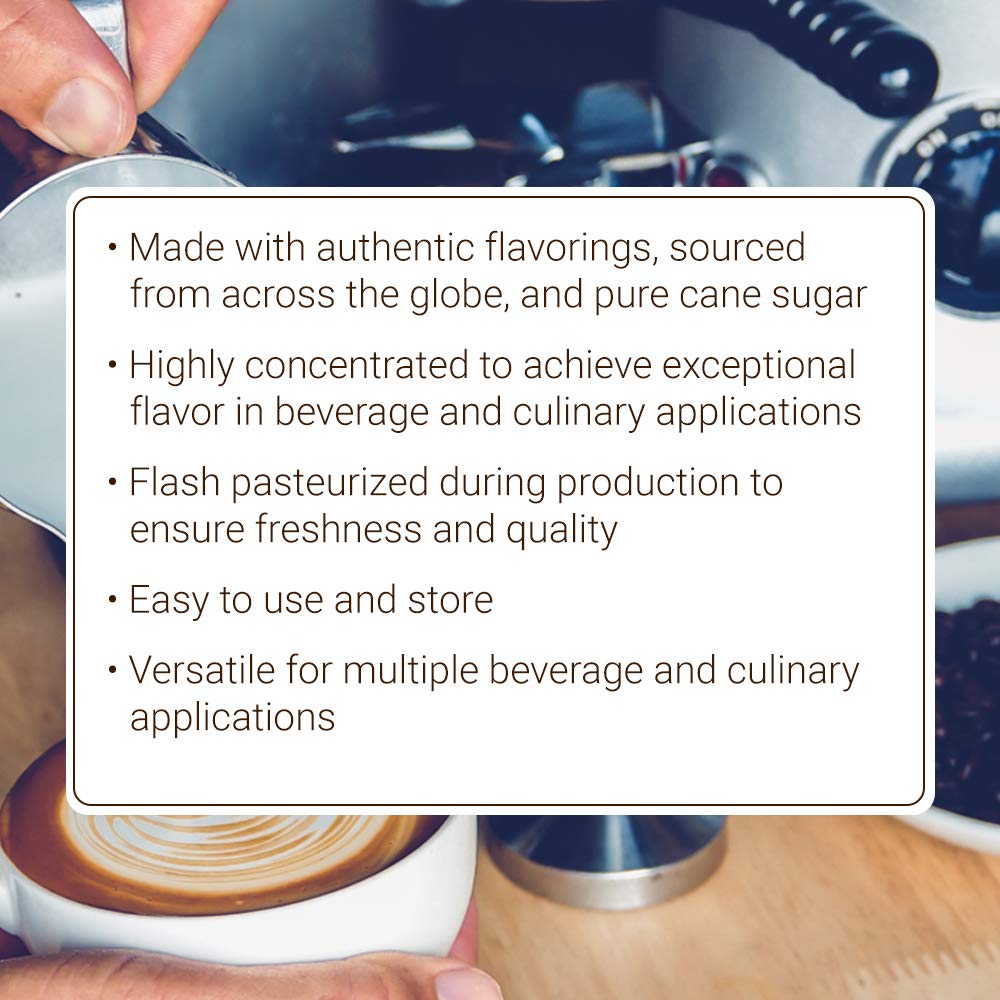 Monin Caramel Syrup, Rich and Buttery, Gluten-Free, Non-GMO, 750 ml (25.4 Fl Oz)