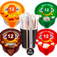 Coffee Creamer Singles Variety Pack Packaged by JMS PROFESSIONAL, Intearnational Dealight Mini Coffee Creamer & Mini Moos 4 Fla