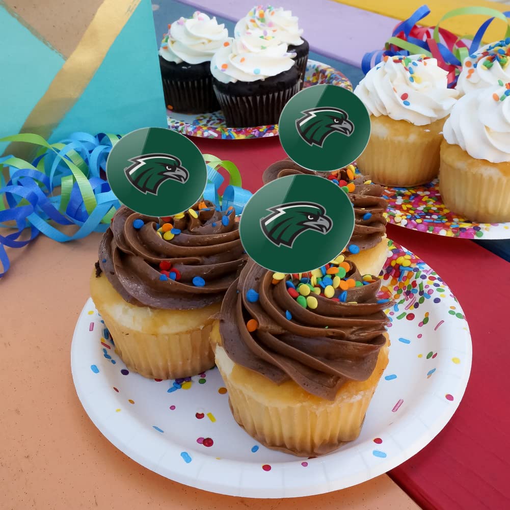 Northeastern State Primary Logo Cupcake Picks Toppers Decoration Set Of 6
