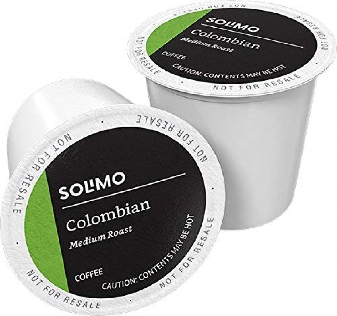 large online retailer Brand - Solimo Medium Roast Coffee Pods, Colombian, Compatible with Keurig 2.0 K-Cup malt-inspired, 100 Count