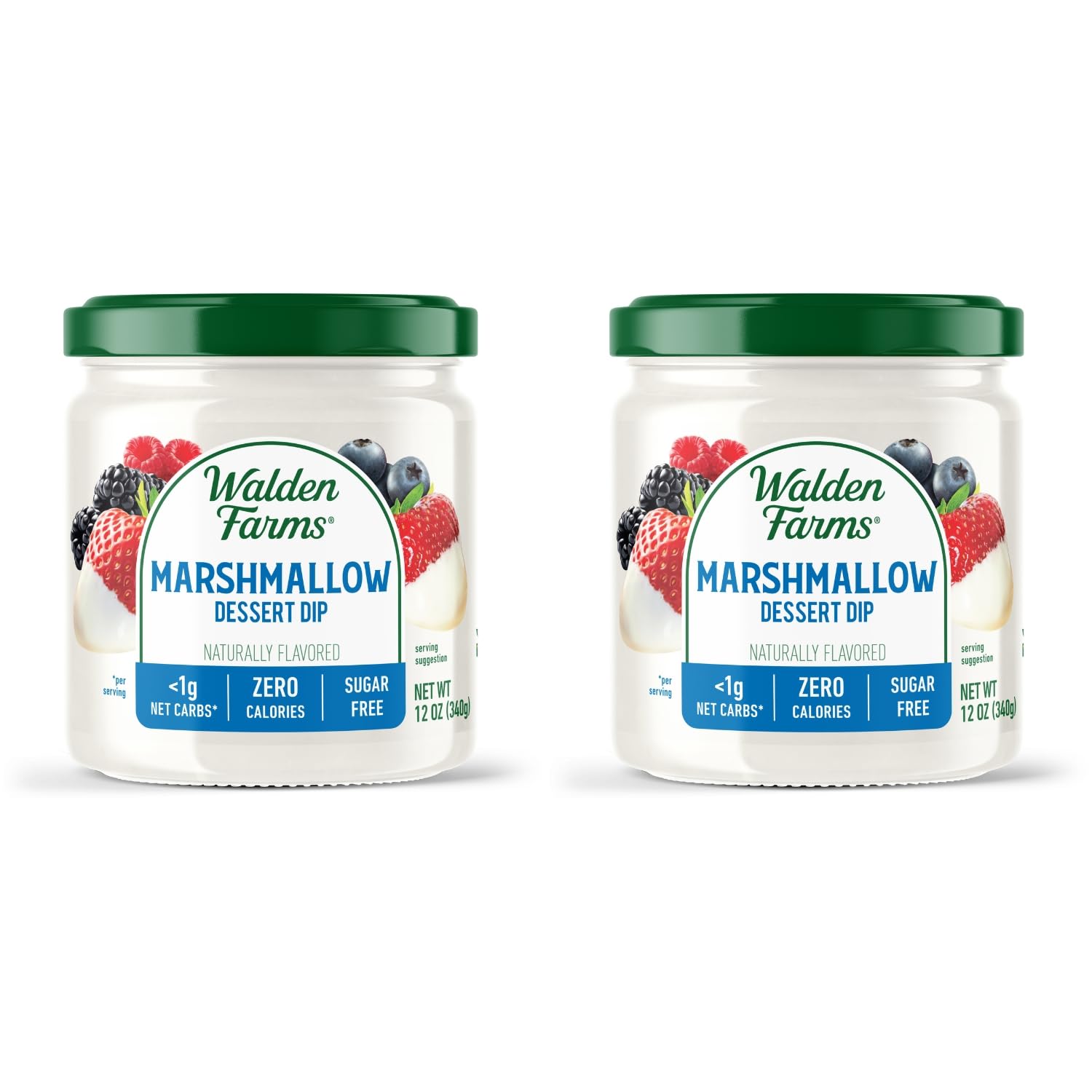 Walden Farms Dessert Dip (12 Fl Oz (Pack of 2), Marshmallow)