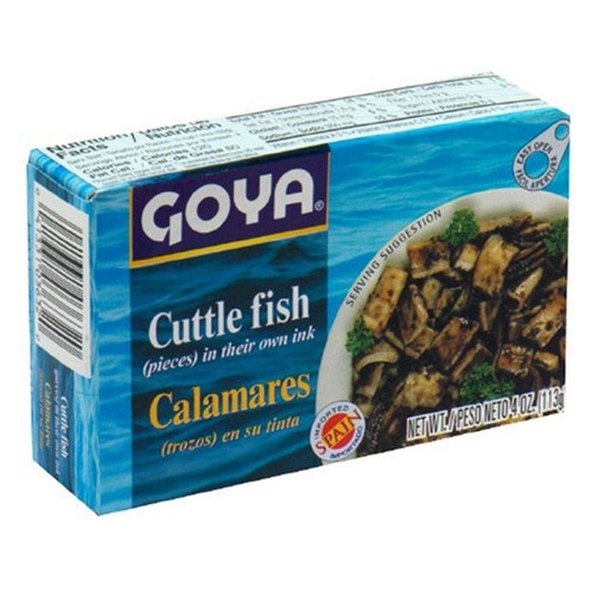 Goya Calamares En Su Tinta, 4Ounce Units (Pack of 25)