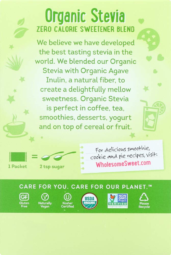 Wholesome Sweeteners Sweetener Stevia 75 Count (Pack Of 1)