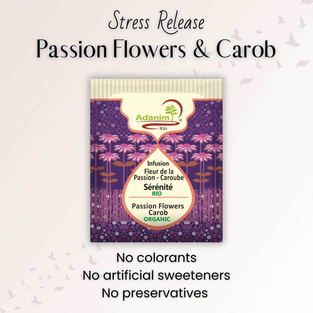 Adanim Bio Organic Herbal Tea (Passion Flower & Carob)