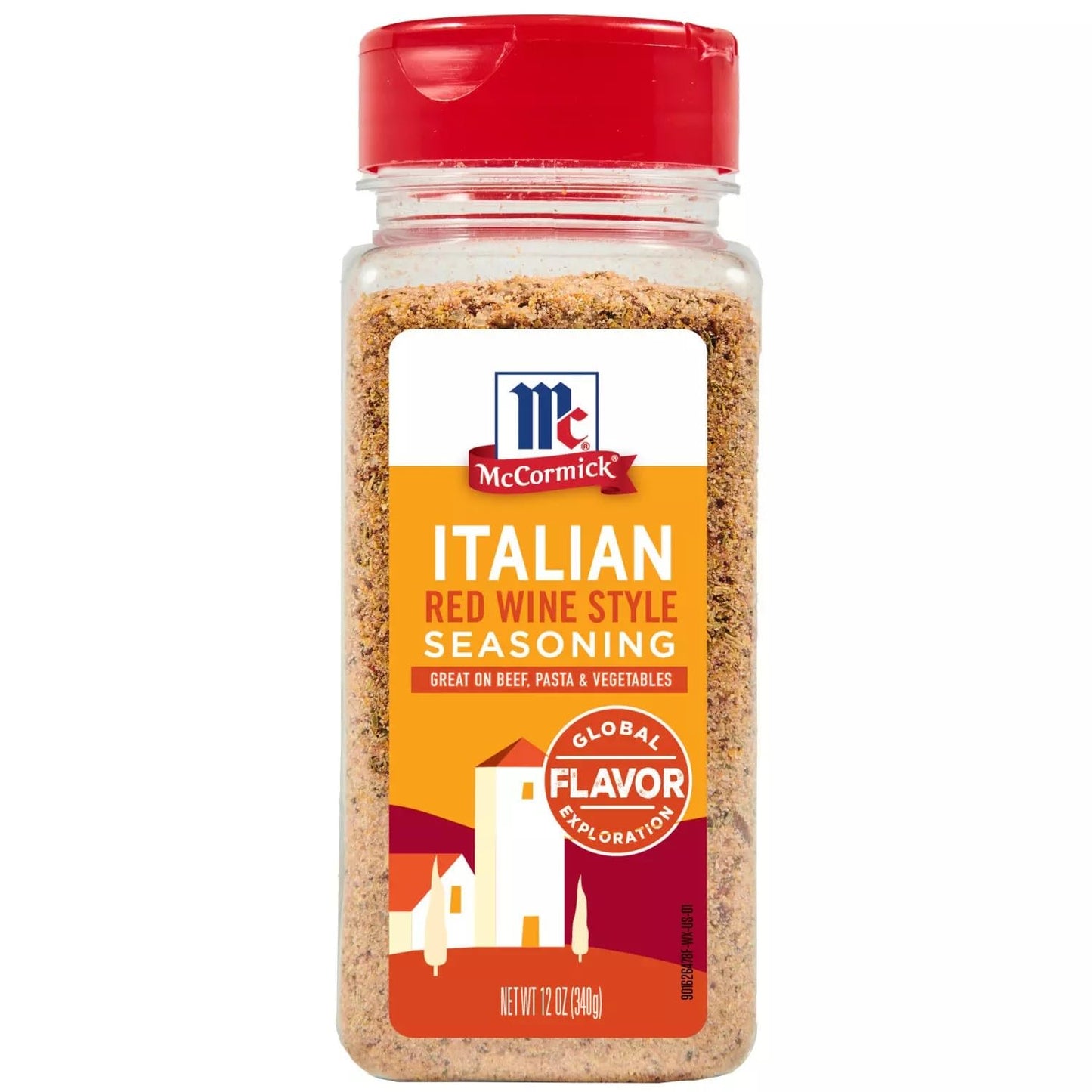 McCormick Italian Red Wine Style Seasoning - 12 Ounce Global Flavor Enhancer