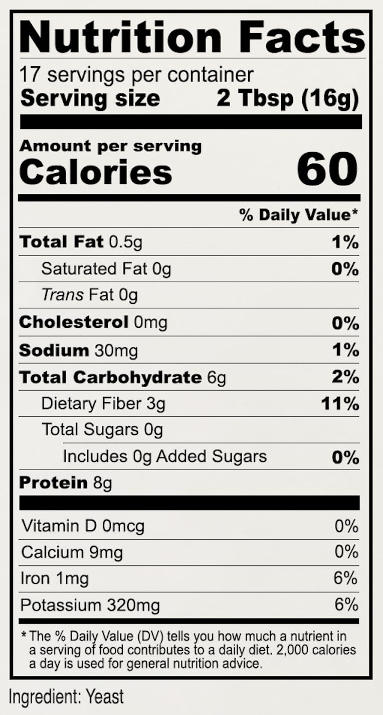 Anthonys Nutritional Yeast Flakes, Non-Fortified, Gluten-Free, Non-GMO, 10 oz