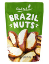 Food To Live - Dry Roasted Brazil Nuts With Himalayan Salt  2 Pounds - Oven Roasted  Lightly Salted  No Oil Added  Whole. Vegan  Kosher  Bulk.
