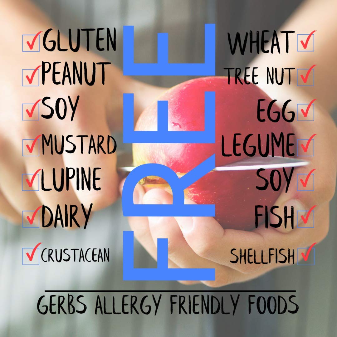 Gerbs Dried Cinnamon Sugar Apple Cubes 2 lbs. | Unsulfured, No Additives, Resealable Bag | Naturally Sweet & Spiced | Top 14 All