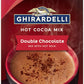 Ghirardelli Double Chocolate Hot Cocoa Mix, 0.85 Oz Packets (Pack Of 25)