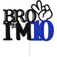 LVEUD Cake Topper for Boys - Bro Im 10 10th Birthday Decoration - Teenager Theme - 10 Years Old - Party Supplies