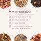 Plum Deluxe Vanilla Sugar Cookie Herbal Tea - Caffeine-Free Loose Leaf Blend - 60 to 80 Cups