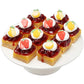 Fruit Shaped Sugar Decorations Cookie Cupcake Cake Edible Toppers 12 Pc (Lemons)