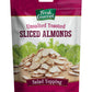 Fresh Gourmet Sliced Almonds | Toasted Flavor | 3.5 Ounce, Pack Of 9 | Crunchy Snack And Salad Topper