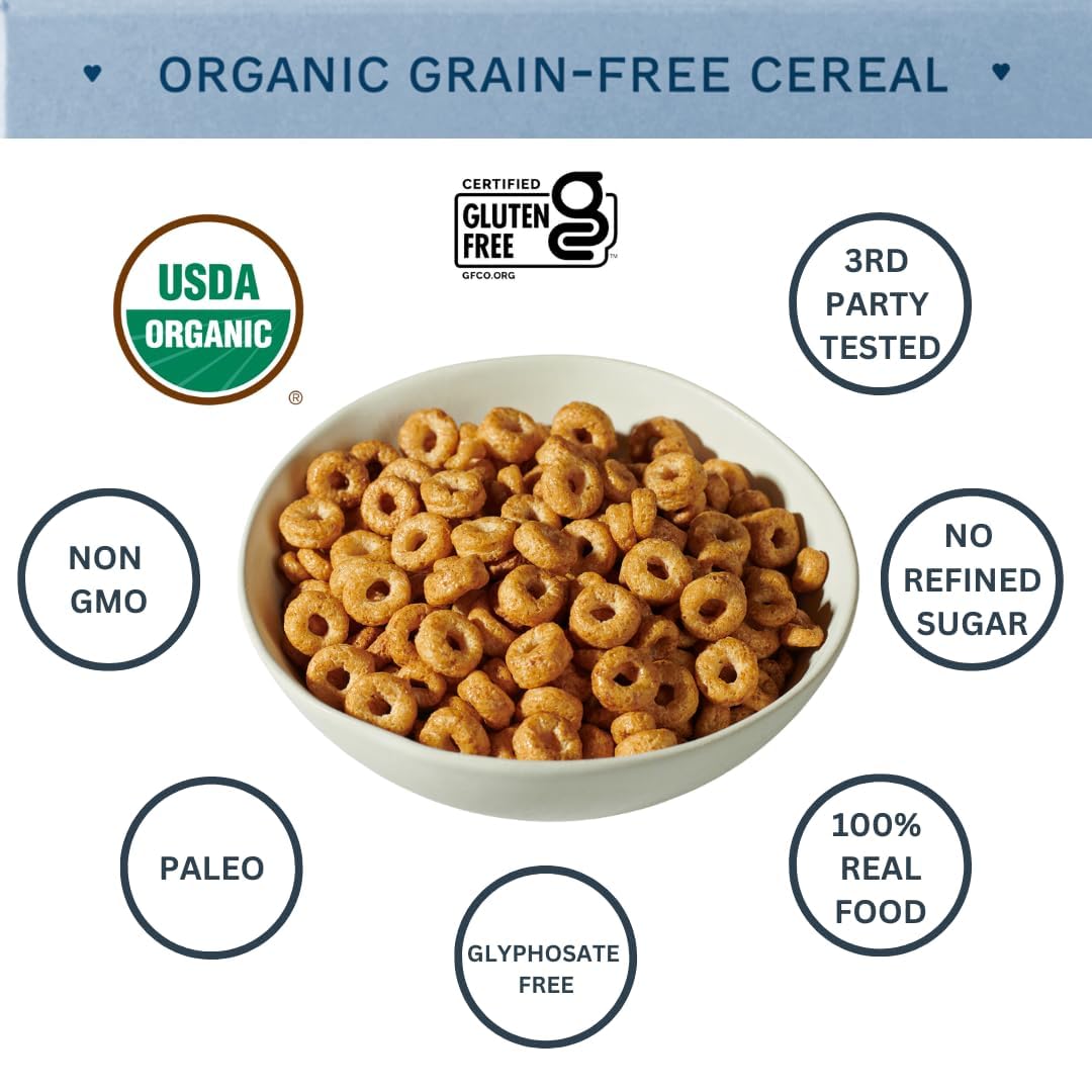 Lovebird Organic Cereal That Actually Tastes Good - 100% Real Food & Healthy Gluten Free Cereal, No Refined Sugar, Paleo, Keto F