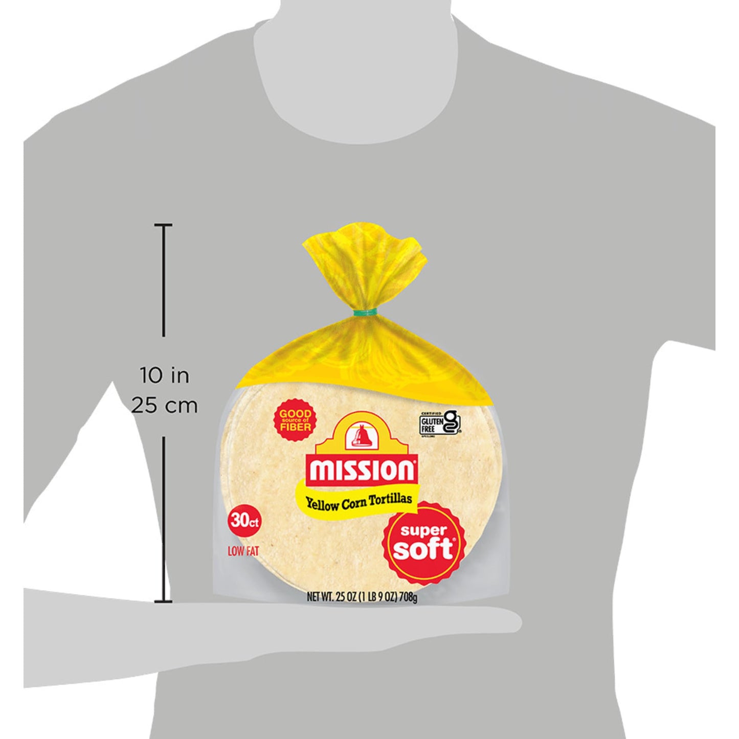 Mission Yellow Corn Tortillas, Small Soft Taco Size, 30 Count, Gluten Free