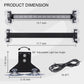 XRIDONSEN 2 in 1 Emergency Strobe Traffic Advisor Light Bar 144 LED Warning Hazard Safety Interior Windshield Dash Lights Deck S