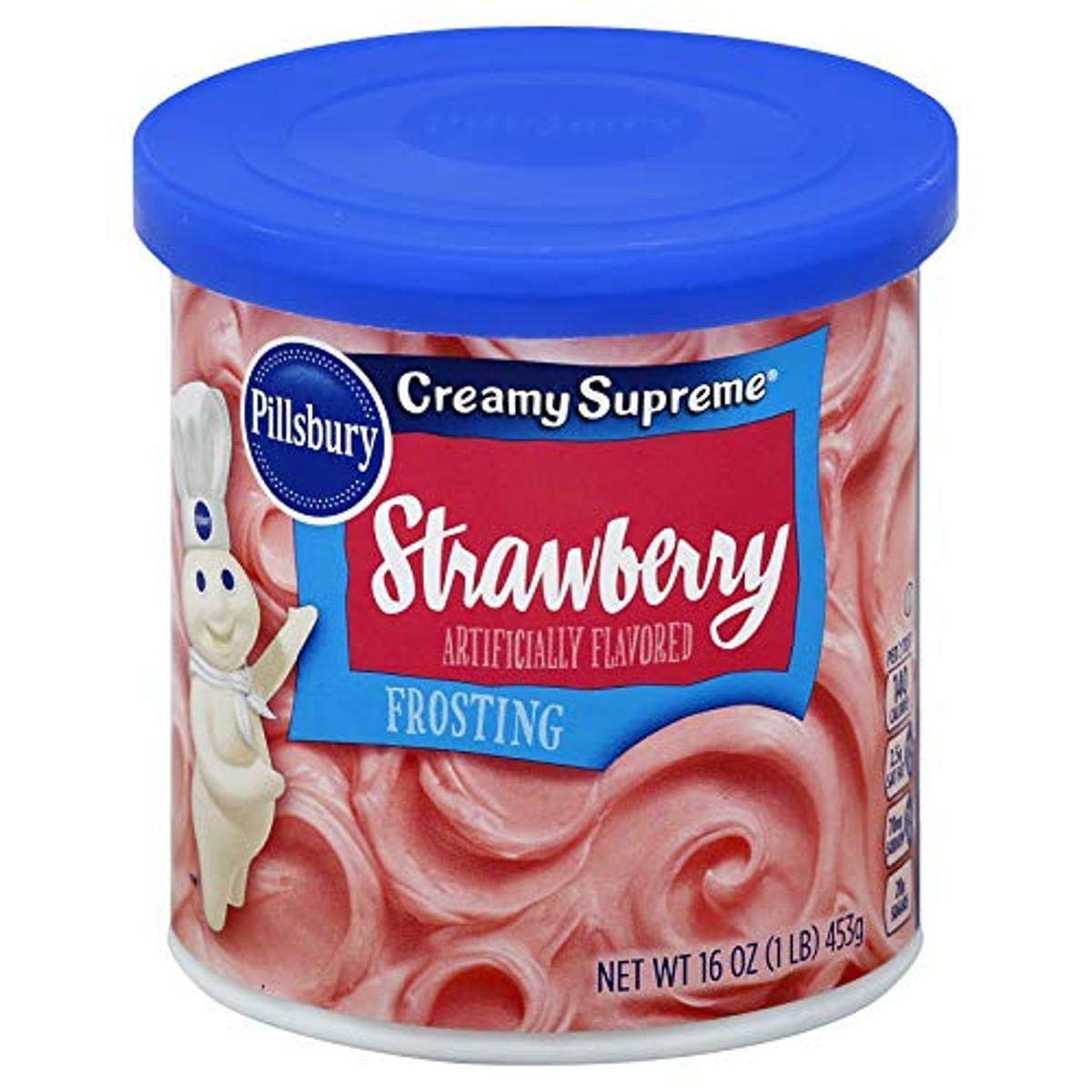 Pillsbury Creamy Supreme Strawberry Frosting, 16-Ounce, 8 Count