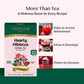 VAHDAM Heartly Hibiscus Wellness Blend Tea Bags, Caffeine Free, Non-GMO, 100 Count, Eco-Friendly Individually Wrapped